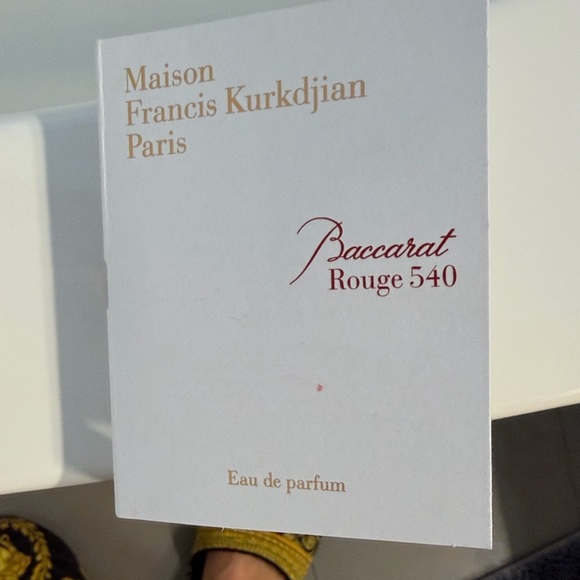 Maison Francis Kurkdjian Baccarat Rouge 540 sample - Picture 2 of 2